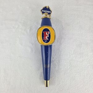 Foster's Lager Beer Tap‎ Handle Blue Gold Draft Beer Knob Bar Man Cave Decor